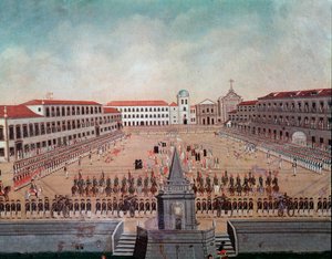 Military Parade in the Royal Square of Rio de Janeiro by Leandro Joachim