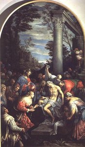 The Raising of Lazarus by Leandro da Ponte Bassano