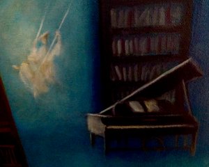 Enchanted Library (detail), 2024