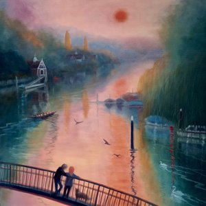 Summer Morning, Eel Pie Island, Twickenham, 2021