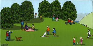 Picnic on the Hill by Lee Sellers