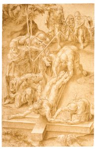 Christ nailed to the Cross by Lelio Orsi da Novellara