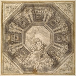 Study for the Decoration of a Ceiling by Lelio Orsi da Novellara