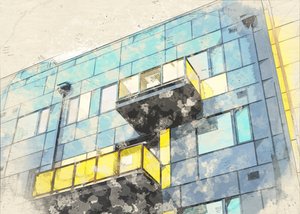 Modern Building Sketch