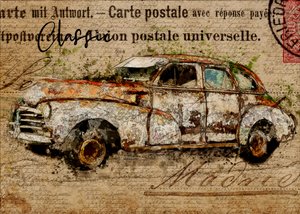 Rusted Classic Auto