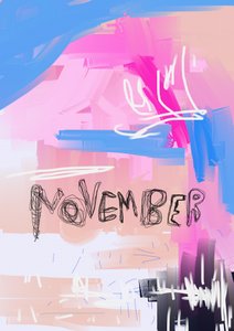 Vibrant November Abstract