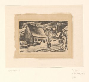 Altenberg (Ore Mountains) by Leo Gestel (signed by artist)