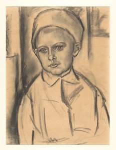 Portrait of an Unknown Boy by Leo Gestel (signed by artist)