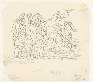 Bathers (Sketch) by Leo Gestel