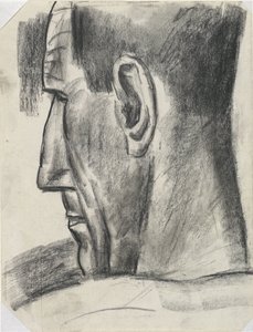 Head of Man Seen from Behind and in Profile by Leo Gestel