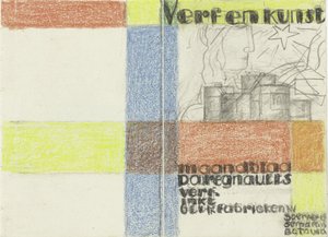 Monthly Magazine Paint and Art by P.A. Regnault (color design) by Leo Gestel