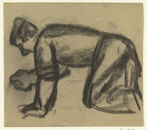Man on Hands and Knees by Leo Gestel
