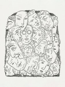 Masks by Leo Gestel