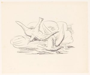 Two Seagulls by Leo Gestel