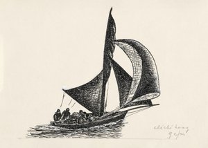 Sailing Ship by Leo Gestel