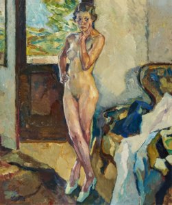 At the Window by Leo Putz