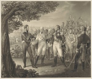 First Meeting of the Allied Monarchs with Their Ministers in Prague, August 18, 1813