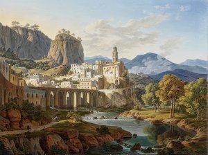 View of Atrani near Amalfi. 1834