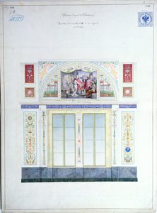 Mural design for the Hermitage, St. Petersburg by Leo von Klenze