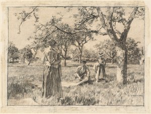 Spring by Leon Augustin Lhermitte