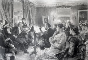 The Quartet or The Musical Evening at the House of Amaury Duval