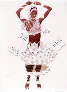 Bayadre costume created by Léon Bakst for “The Blue God” by Reynaldo Hahn (1875 - 1947)