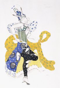 Costume Design for Madame Trouchanova in La Peri
