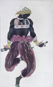 Costume Design for the Ballet Sheherazade by N. Rimsky-Korsakov, 1910 by Leon Bakst