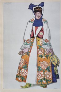 Costume Design for the Opera Sadko by N. Rimsky-Korsakov