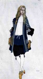 Costume for the Blue Page, from Aladdin by Leon Bakst