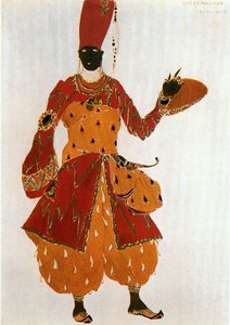 Eunuch, Costume Sketch for the Ballet 