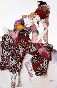 Iskander, Costume Design for the Ballet La Peri Music by Paul Dukas by Leon Bakst