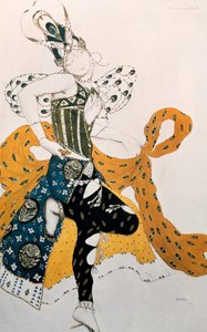 Peri Natasha Trouhanova, costume design for La Peri music by Paul Dukas