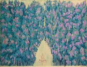 Stage Design for the Ballet Sleeping Beauty by P. Tchaikovsky, 1921 by Leon Bakst