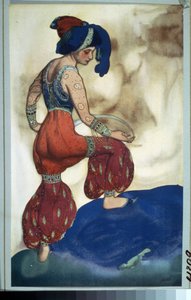 Sultane, costume for the ballet Sheherazade by N. Rimsky-Korsakov