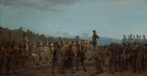 Convicts Departing from Kremlin Bicetre by Leon Charles Adrien Bailly