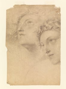 Two Female Heads, 1886–92 by Leon Dabo