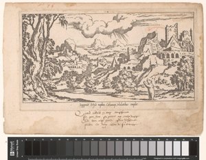Callisto as a Bear Pleads to Jupiter in a Landscape with Ruins (The Fable of Callisto series) (Myth of Callisto series)
