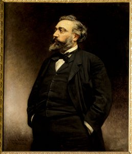 Portrait of Leon Gambetta (1838-1882) French politician