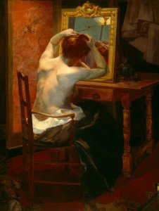 A Lady at Her Toilet by Leon Olivier Bon
