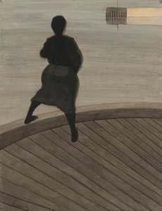 Fisherwoman on the Pier