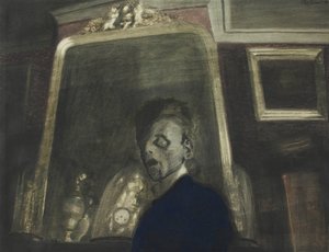 Self-Portrait Before the Mirror, 1908 by Leon Spilliaert