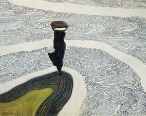 Woman at the Shoreline by Leon Spilliaert