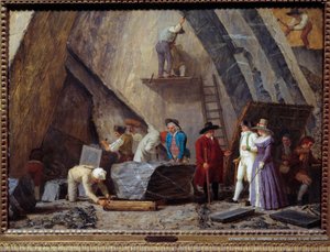 The Extraction of Saint-Anne Marble from a Quarry
