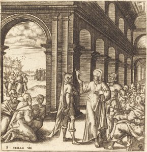 Christ at the Feast of Tabernacles by Leonard Gaultier