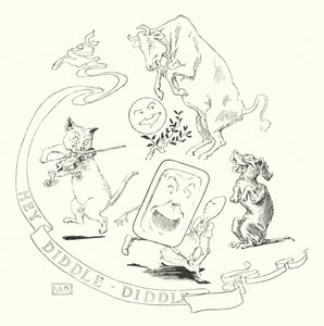 Hey! diddle, diddle, the cat and the fiddle by Leonard Leslie Brooke