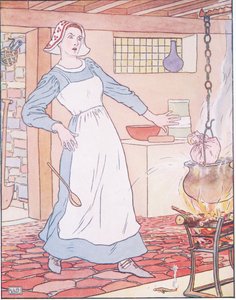 Tom Was Stirred Up in the Pudding and Tied Up in a Cloth by Leonard Leslie Brooke