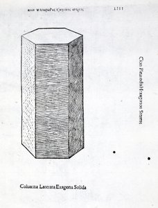 Pyramis Laterata Quadrangula Solida, Illustration from 'Divina ...