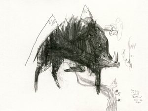 Dark Mountain Boar by Leonardo Flores