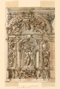 Elevation of an Altar by Leonardo Scaglia